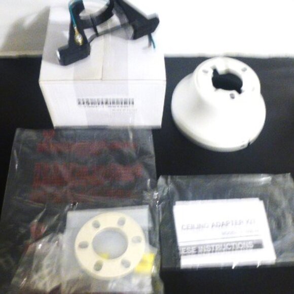 Quorum Flush Mount Ceiling Fan ADAPTER KIT Ceiling Fan Light Fixture Fan Light - Picture 3 of 13